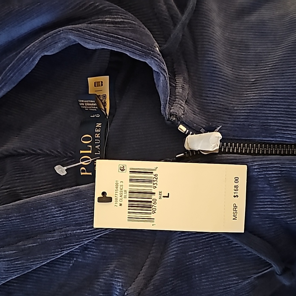 Polo Ralph Lauren Knit Corduroy Full Zip Hoodie - Picture 7 of 9